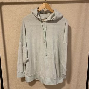 Velvet oversized hoodie